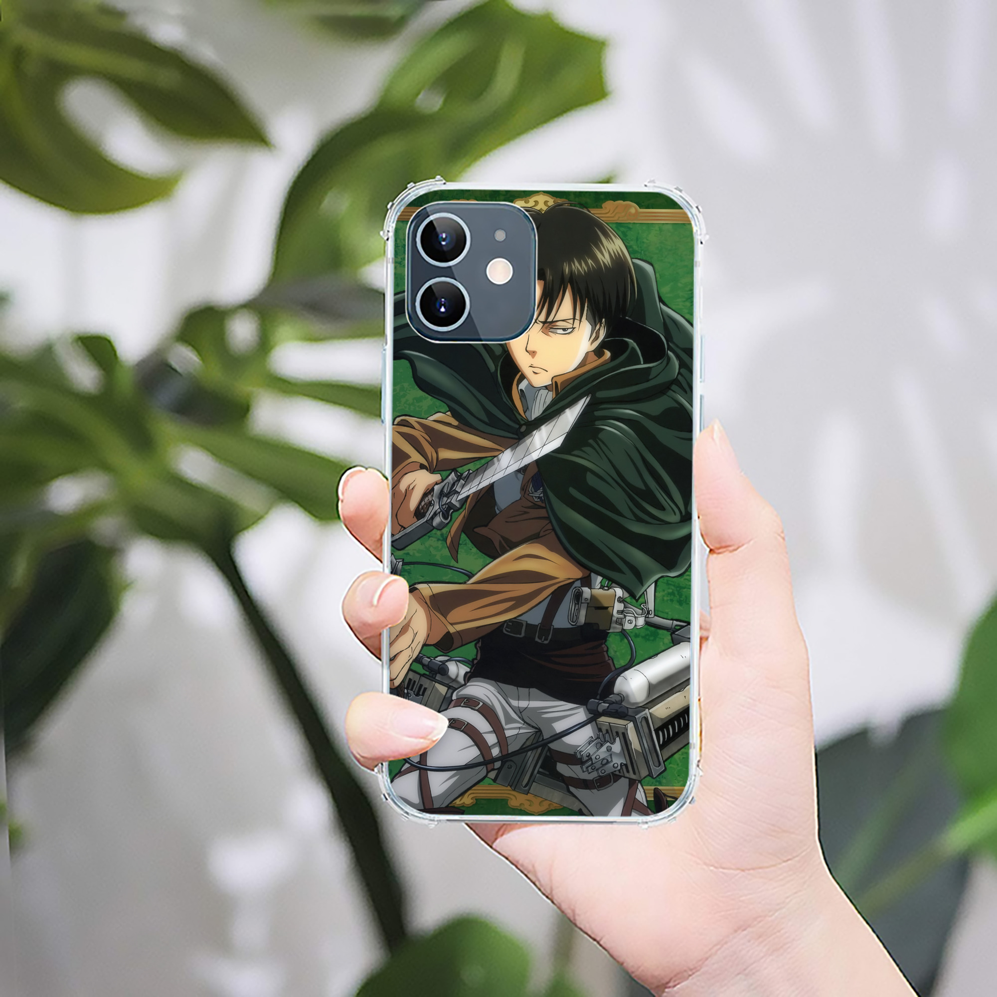 （画像用） 進撃の巨人 Attack on Titan 【iPhone 12シリーズ対応】透明スマホケース（クリアソフトケース）